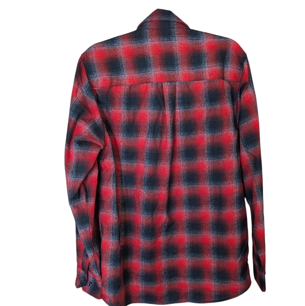 Dixxon Faiview Button Down Flannel Shirt... Size Medium - Picture 5 of 10